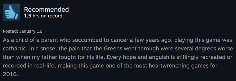 Illustration for article titled That Dragon, Cancer’s Developers Are OK With Asshole Steam Discussions